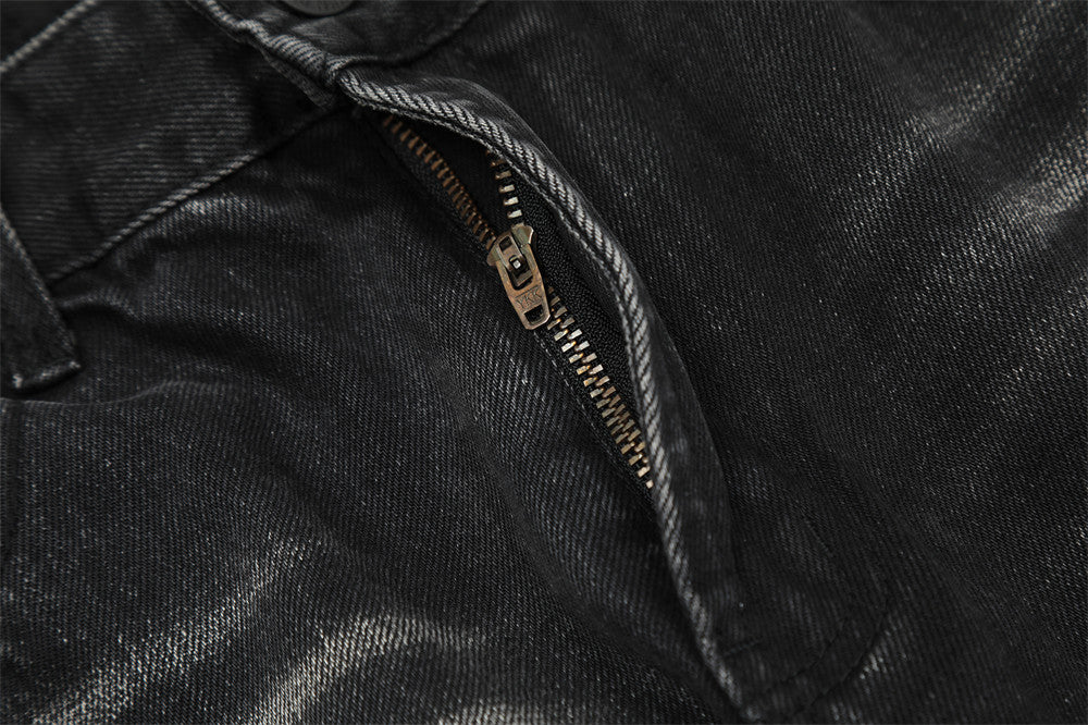 Vintage Fashion Denim Trousers For Men