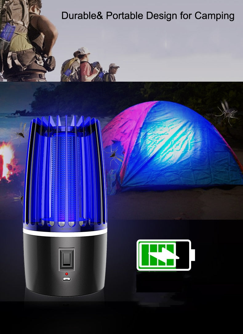 USB Rechargeable moustique tueur lampe
