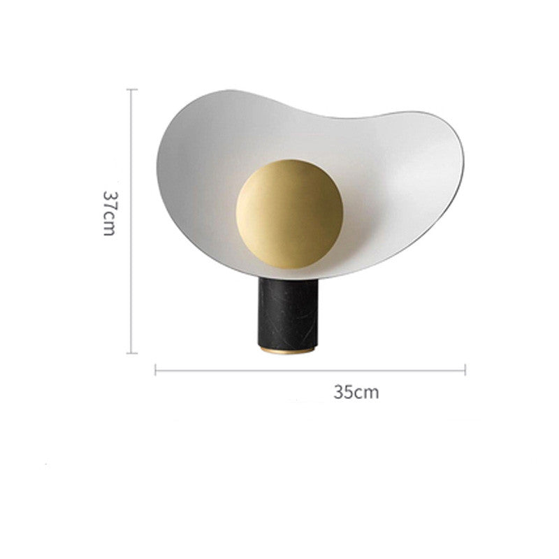 Postmodern Nordic Creative Hardware Tea Restaurant Table Lamp American Designer Model Room Bedroom Study Decorative Table Lamp