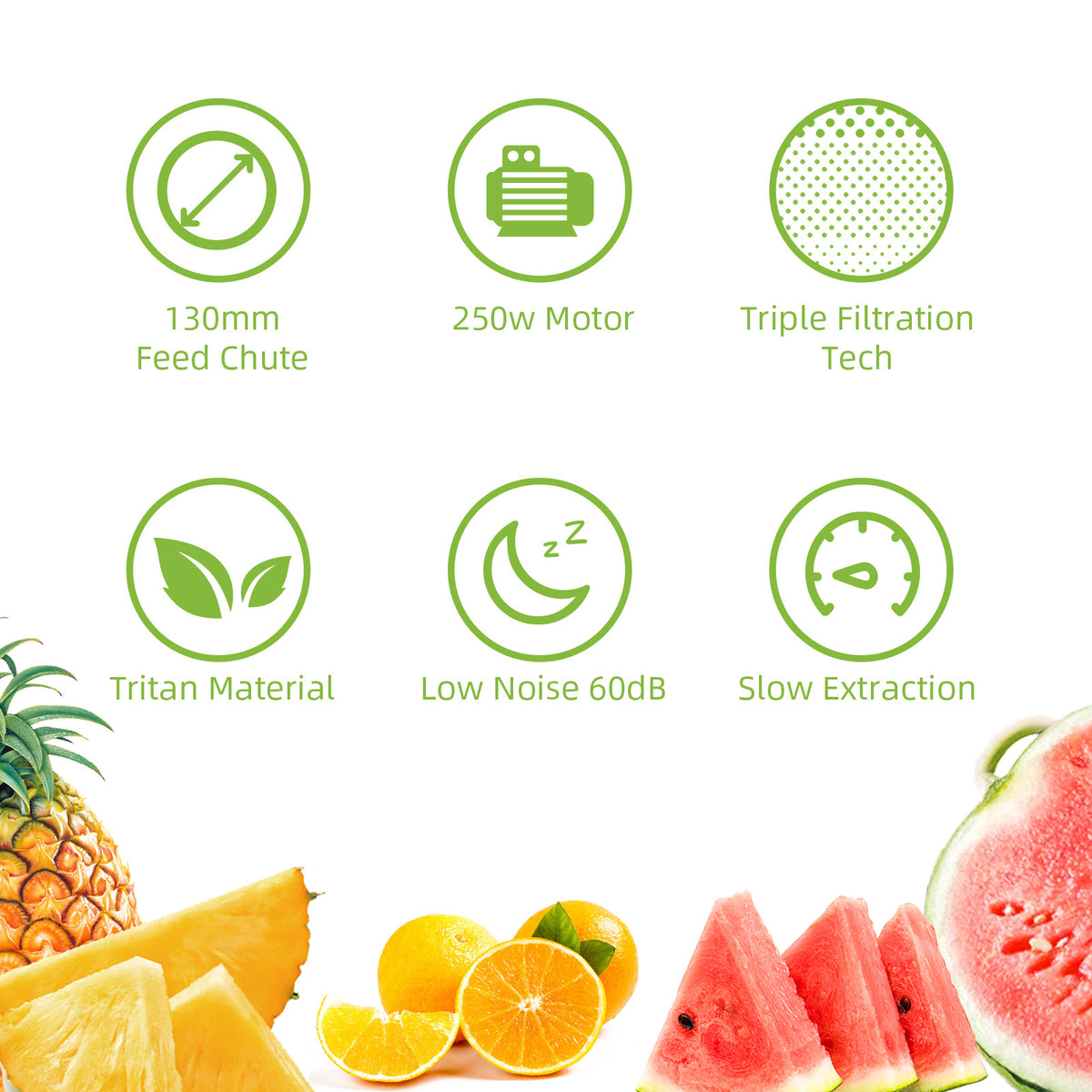 Large Caliber 130mm Large Capacity Juicer