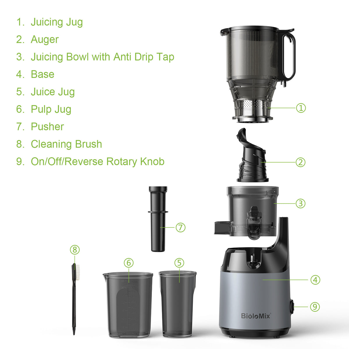 Large Caliber 130mm Large Capacity Juicer