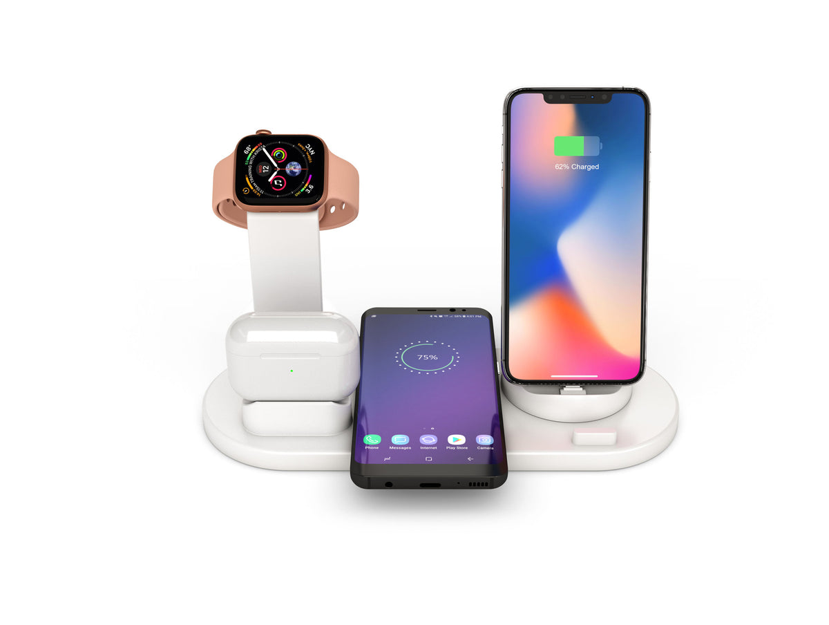 Three in one wireless charger