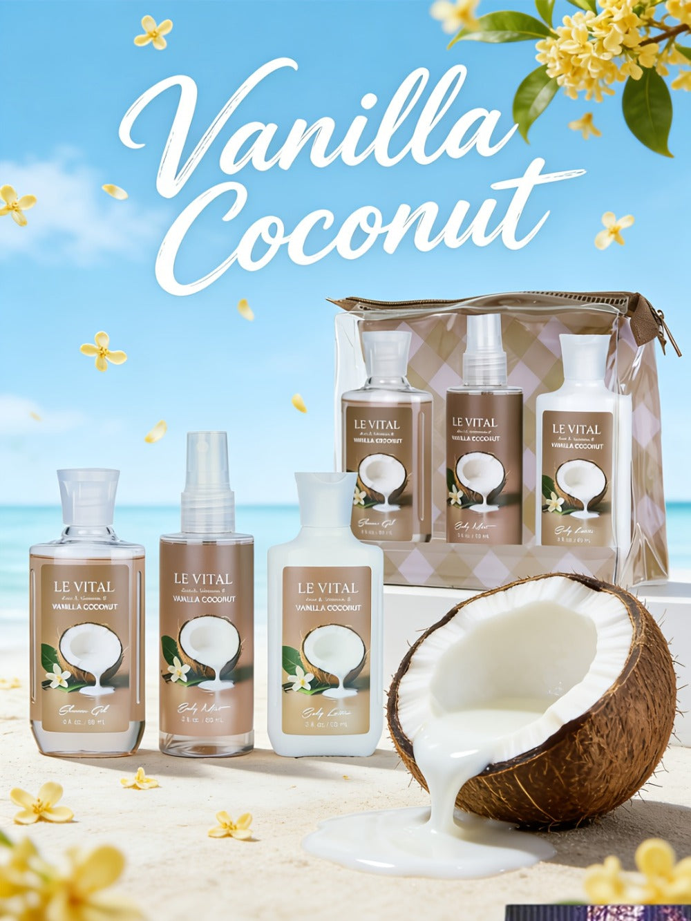Three-Piece Peppermint Eucalyptus Bath Set with Body Lotion, Shower Gel and Fragrance Mist — image 12