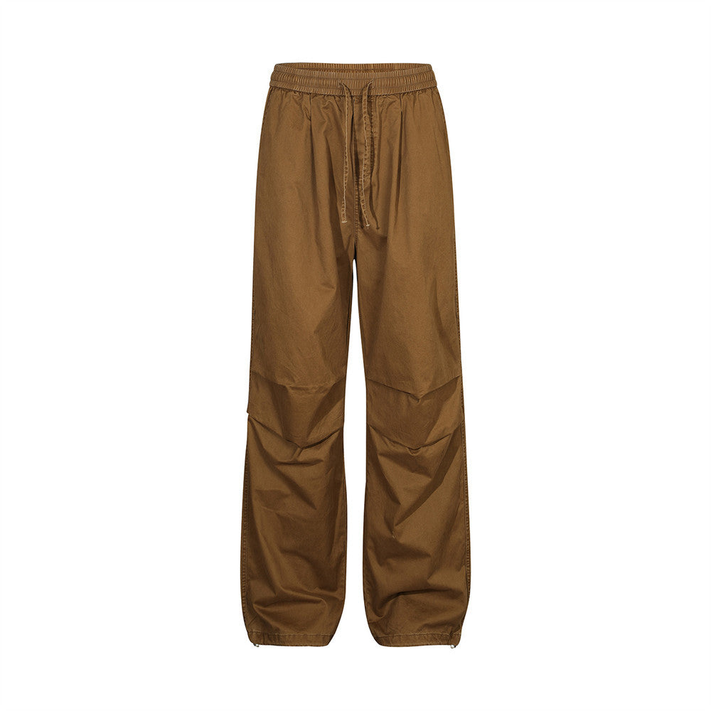 Pleated Paratrooper Casual Trousers For Men