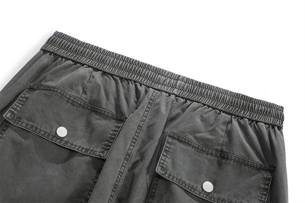 Pleated Paratrooper Casual Trousers For Men
