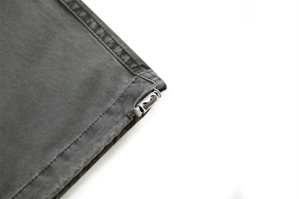 Pleated Paratrooper Casual Trousers For Men
