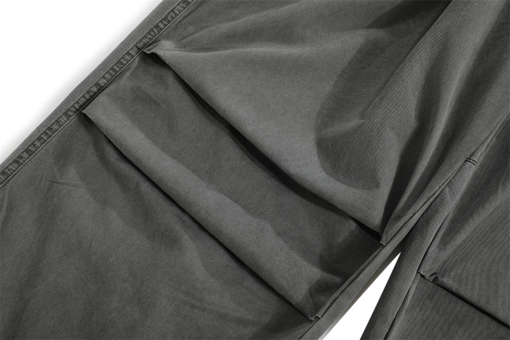Pleated Paratrooper Casual Trousers For Men