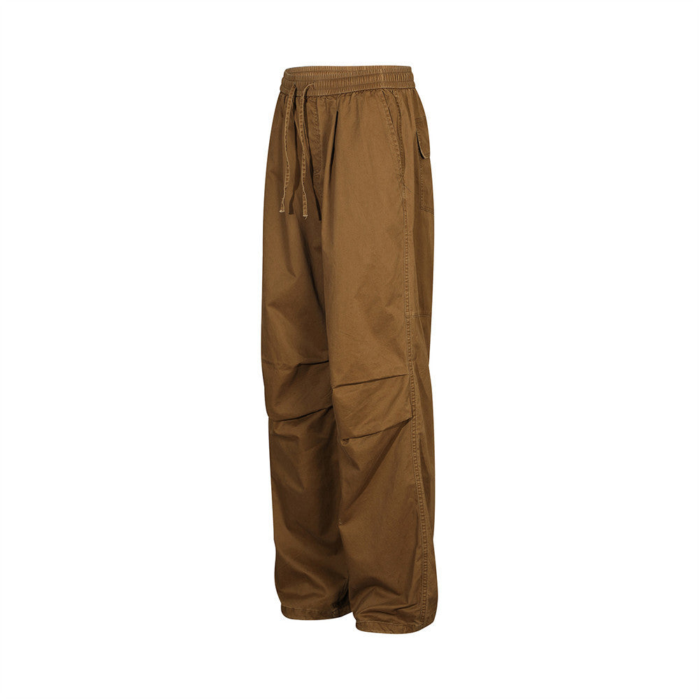 Pleated Paratrooper Casual Trousers For Men