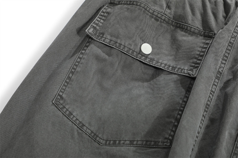 Pleated Paratrooper Casual Trousers For Men