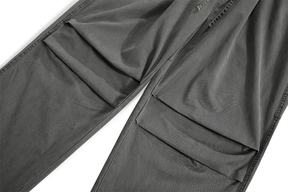 Pleated Paratrooper Casual Trousers For Men