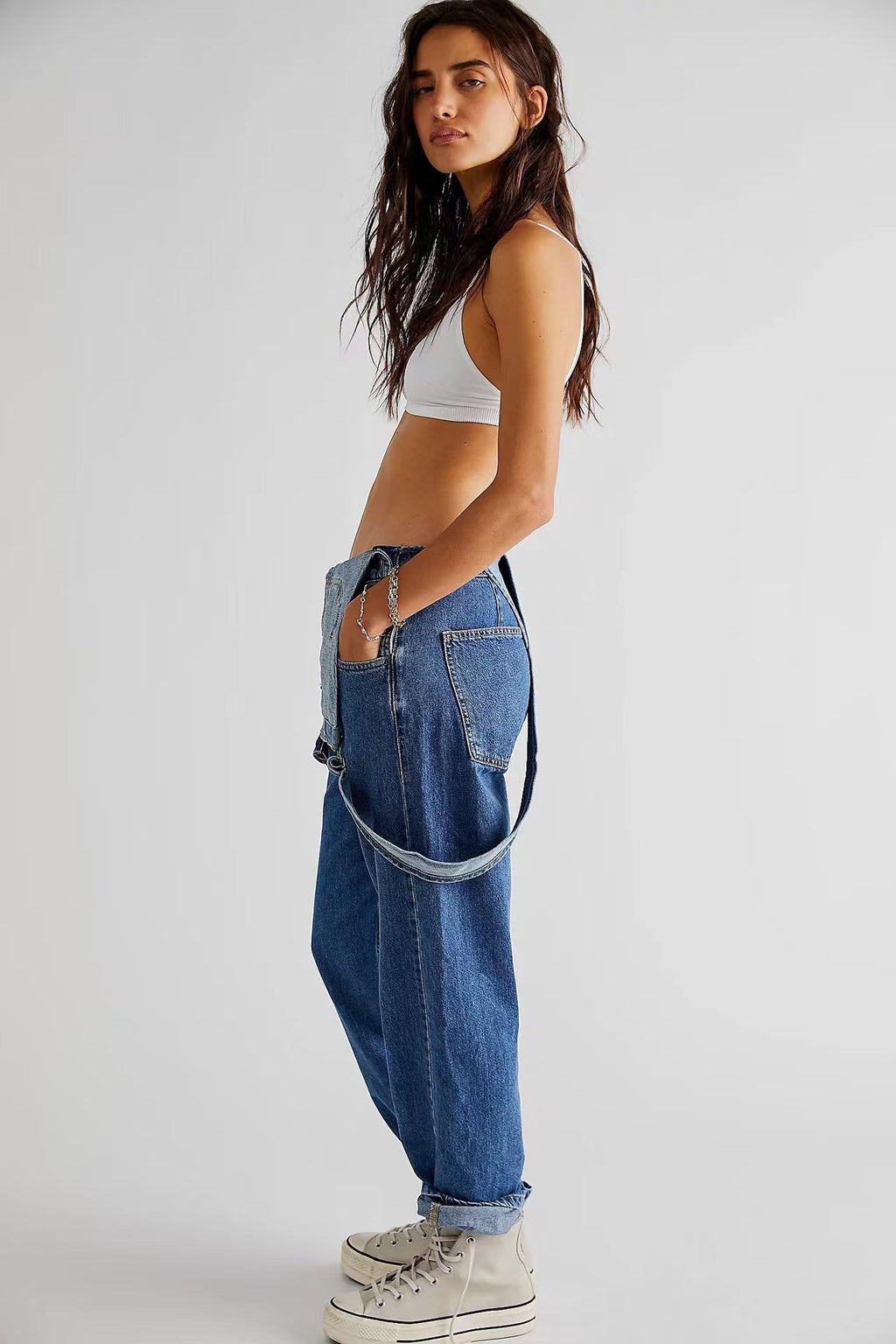 Fashion Casual Loose Denim Trousers