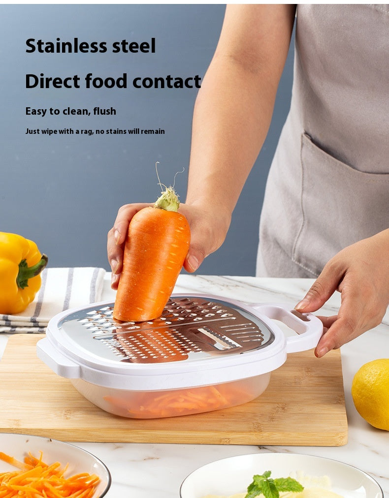 Multifunctional Lunch Box Planer Stainless Steel Grater Kitchen Gadgets