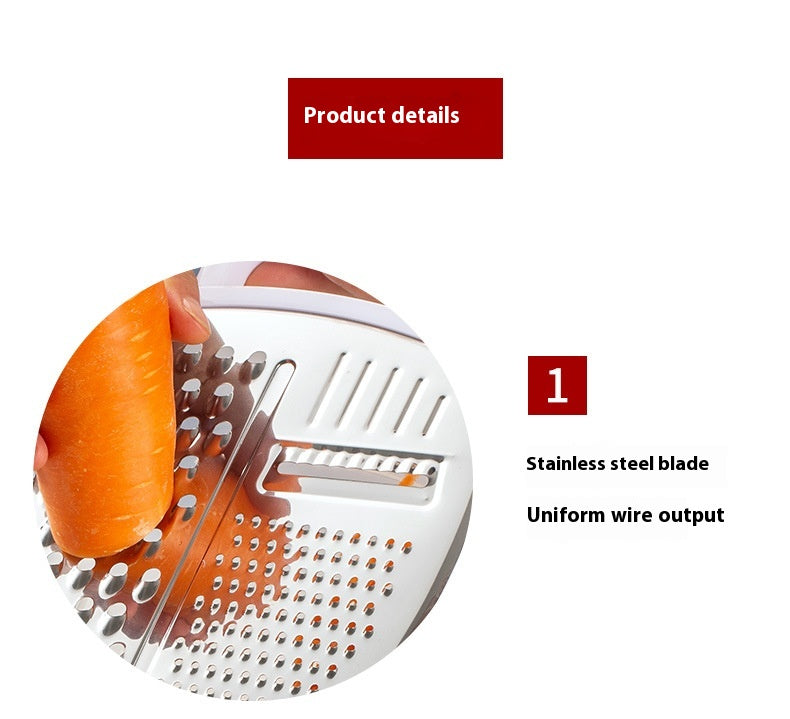 Multifunctional Lunch Box Planer Stainless Steel Grater Kitchen Gadgets