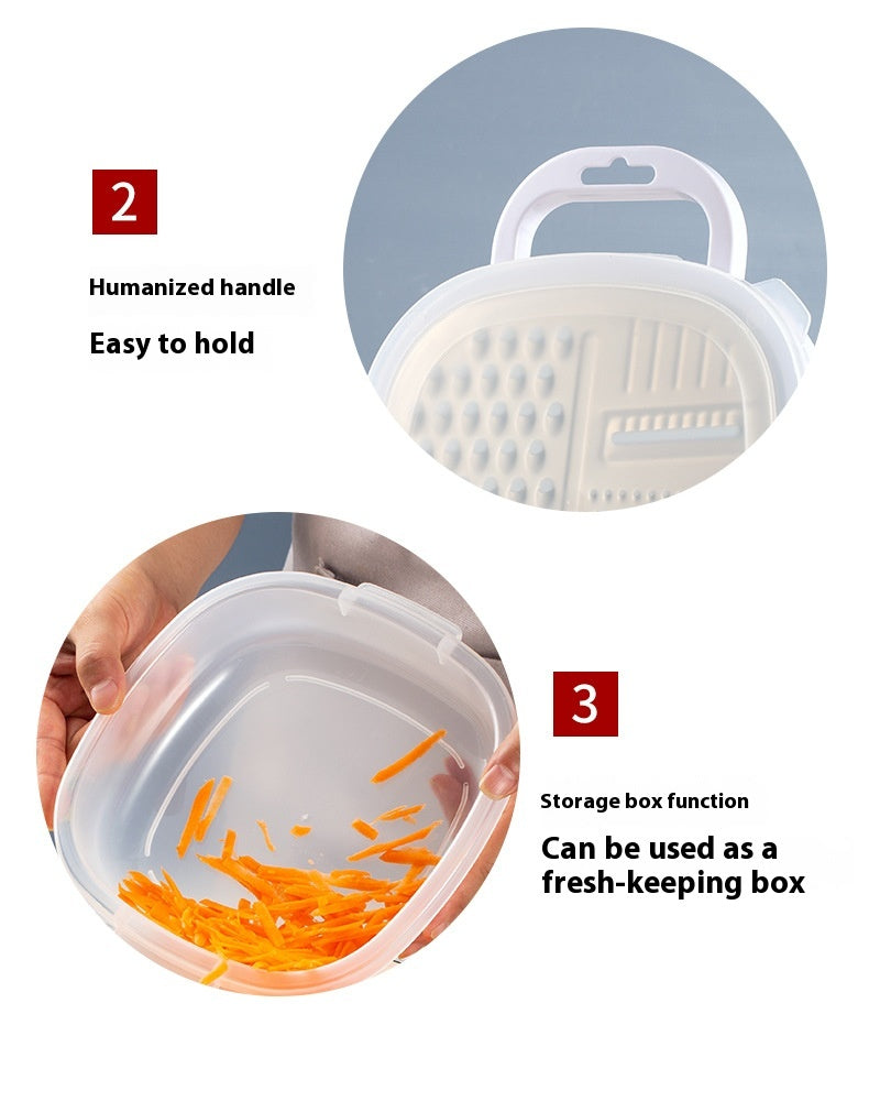 Multifunctional Lunch Box Planer Stainless Steel Grater Kitchen Gadgets