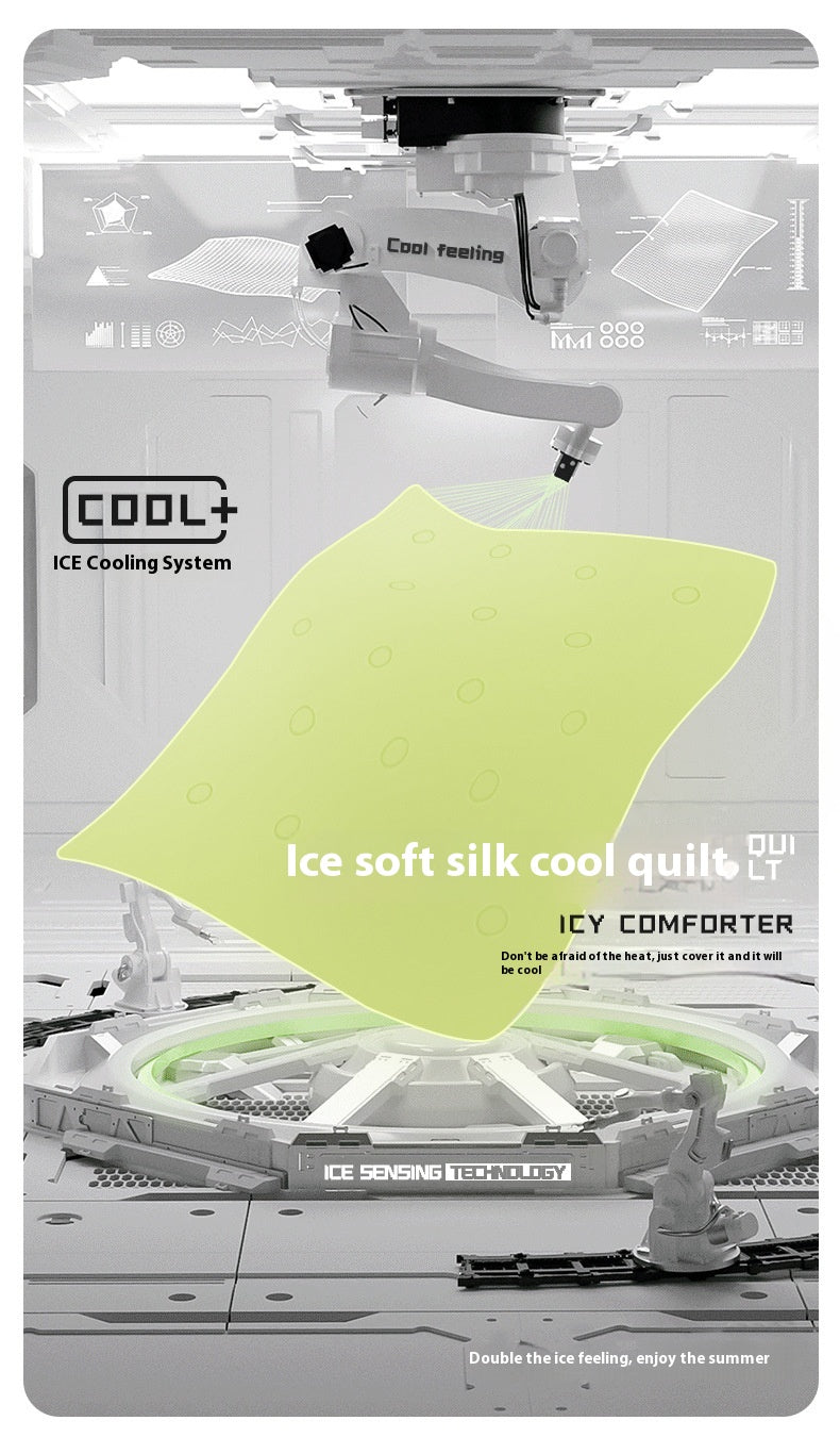 Washable Cool Solid Color Single Double Plus-sized Quilt