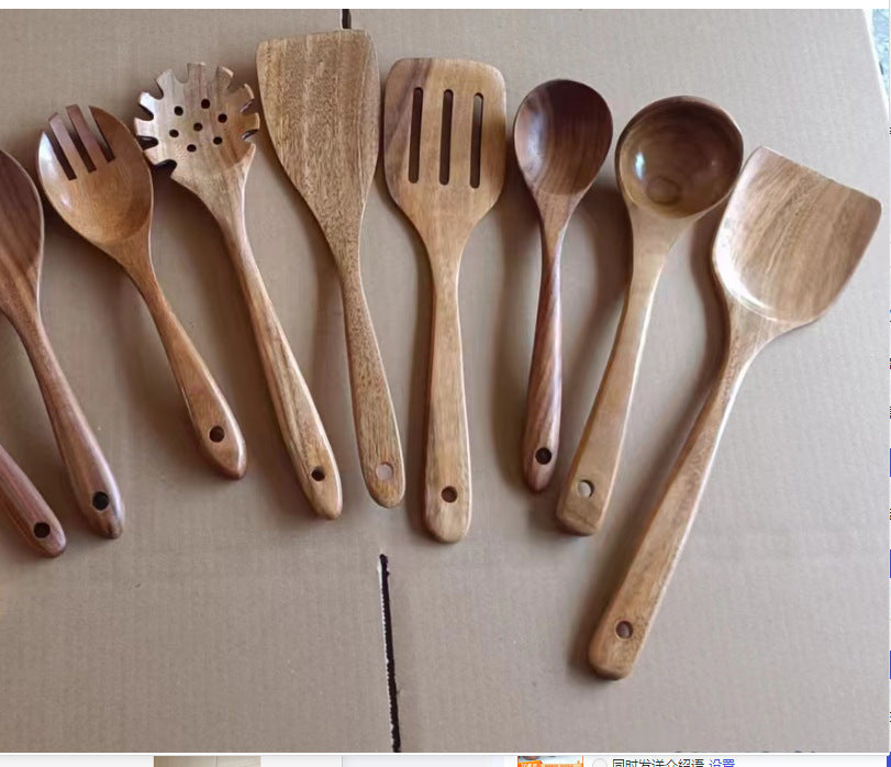 Wooden Spatula Cookware Kitchenware Set