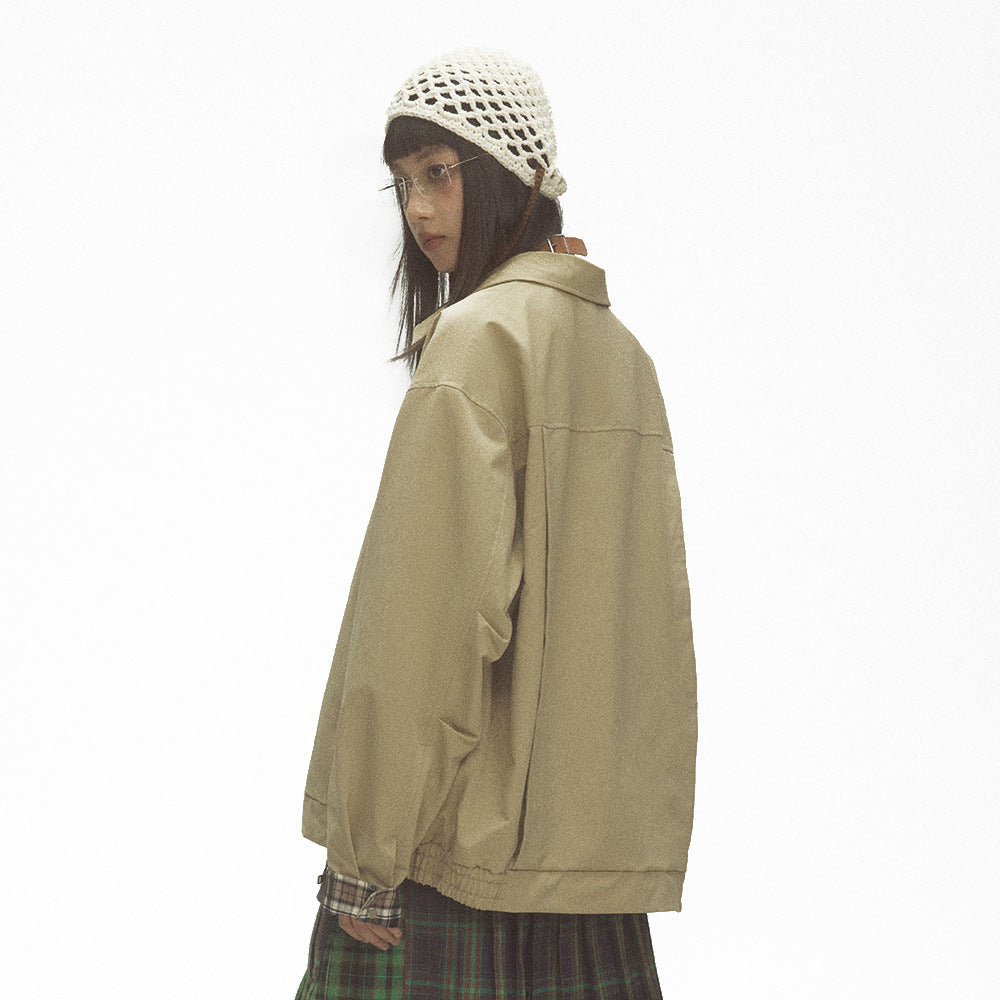 American Style Loose Jacket Trench Coat Same Style For Men And Women