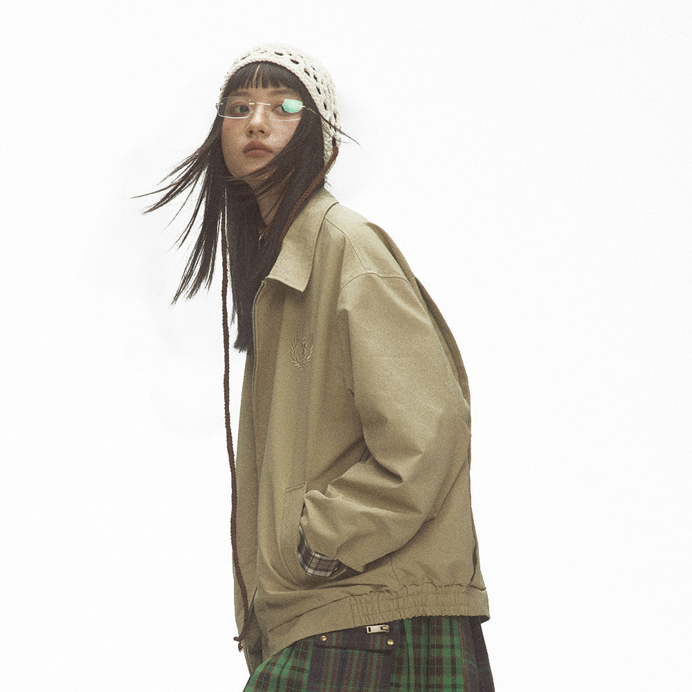 American Style Loose Jacket Trench Coat Same Style For Men And Women