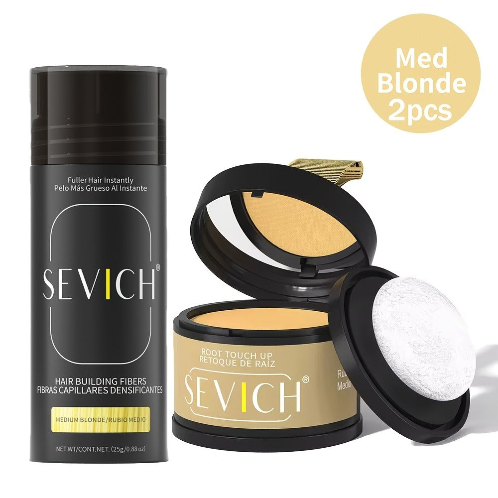 Thinning Hair Root Coverage Powder with Brush, Instant Hairline Concealer Natural Shadow Effect — image 9