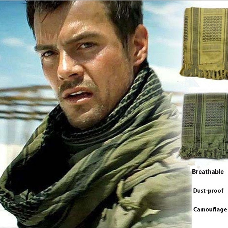 Thin Men's And Women's Camouflage Scarf Scarf Cycling Breathable Warm