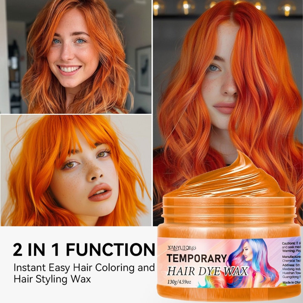 Temporary Hair Dye Wax 130g Instant Vivid Color Styling for Party Halloween Cosplay Festival, No Bleach No Damage — image 3