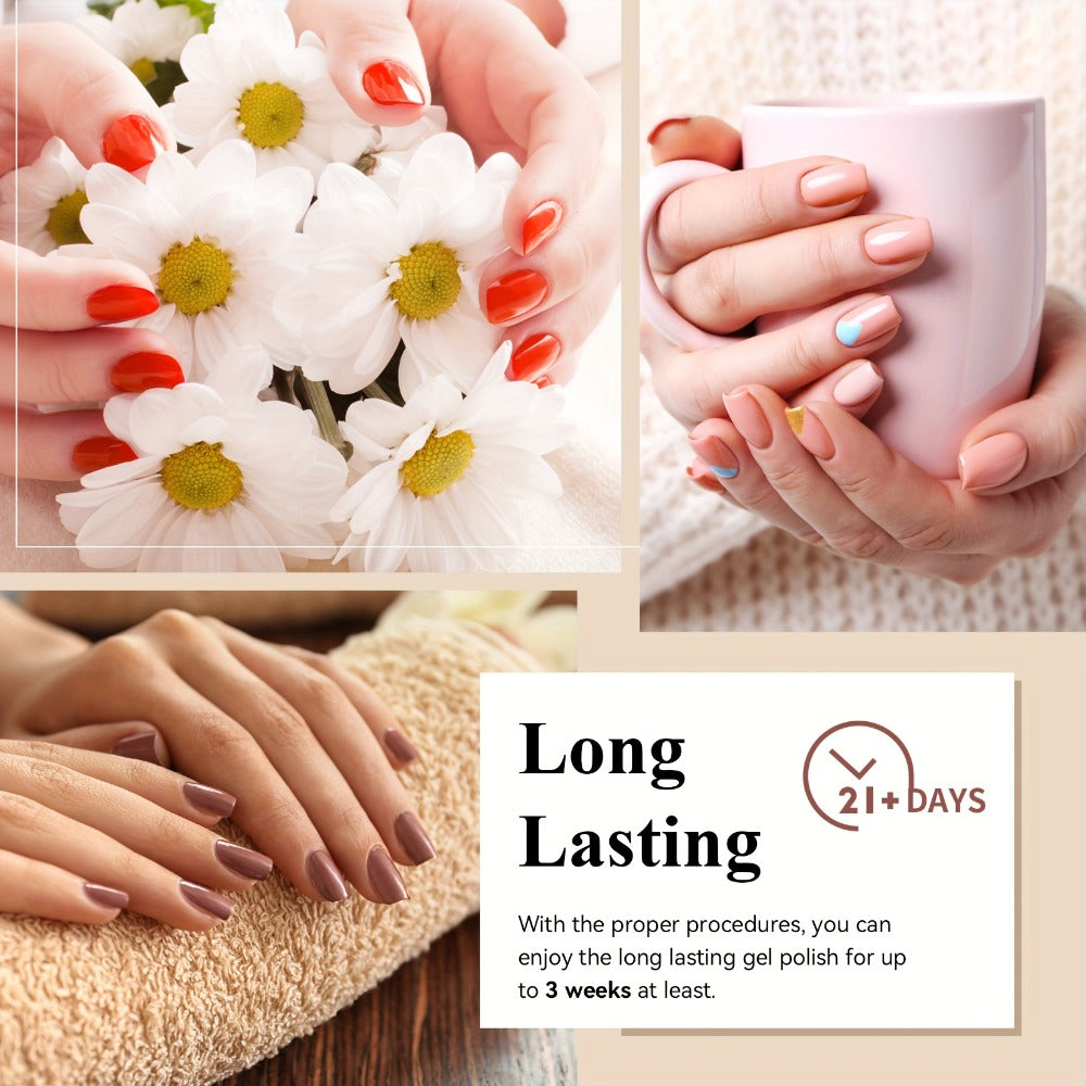 Nail Polish Kit with Three Checkout Sets and Pink-to-Blue Color Range — image 9