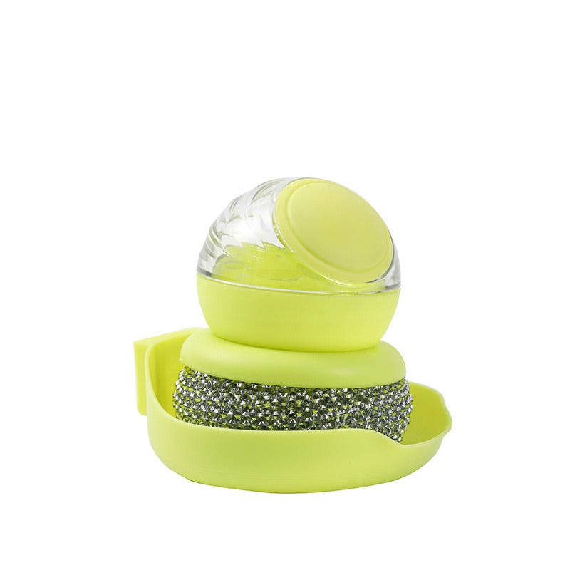 Astronaut spherical pot brush automatically adds liquid and presses out liquid - V.I.P Digital Presence