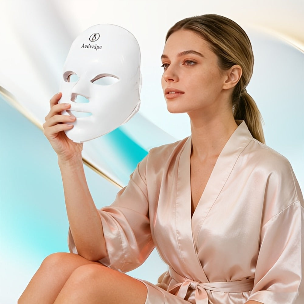 7 Color Photon LED Facial Device for Bath Time, Home Spa and Personal Care, with the Listed Configuration — image 14