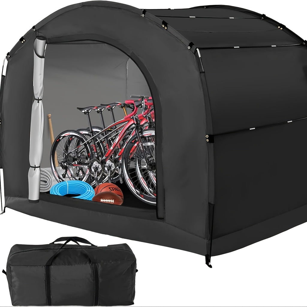 Outdoor Storage Tent Waterproof 230D Oxford Cloth PU4000 Portable Backyard Shed — image 1