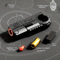 Alloy Finger Pistol Fidget Toy, One-Touch Cartridge Ejecting Stress Desk Toy, Cool EDC Novelty Gift for Adults Men Teens — im