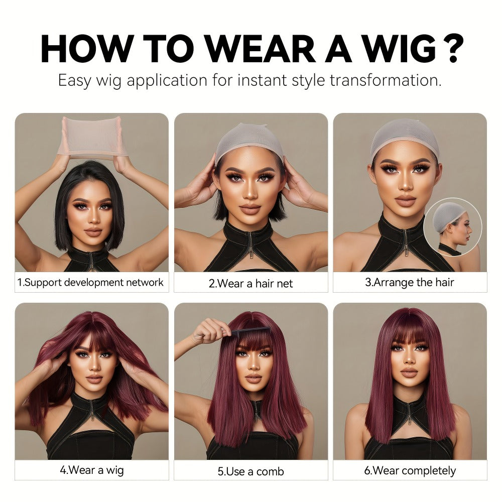 Synthetic Wig 12-Inch Silver Grey Short Curls with Bangs and Adjustable Rose Net Cap for Cosplay Looks — image 5