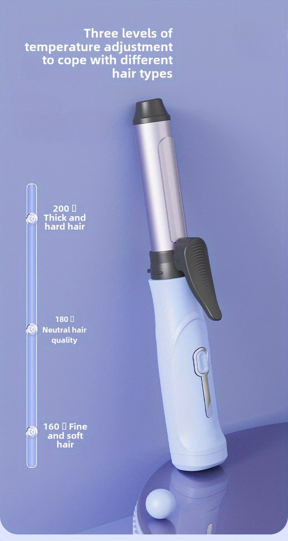 Cordless Mini Curling Iron Wireless Rechargeable Portable Hair Curler, Ceramic Barrel for Airy Bangs — image 18