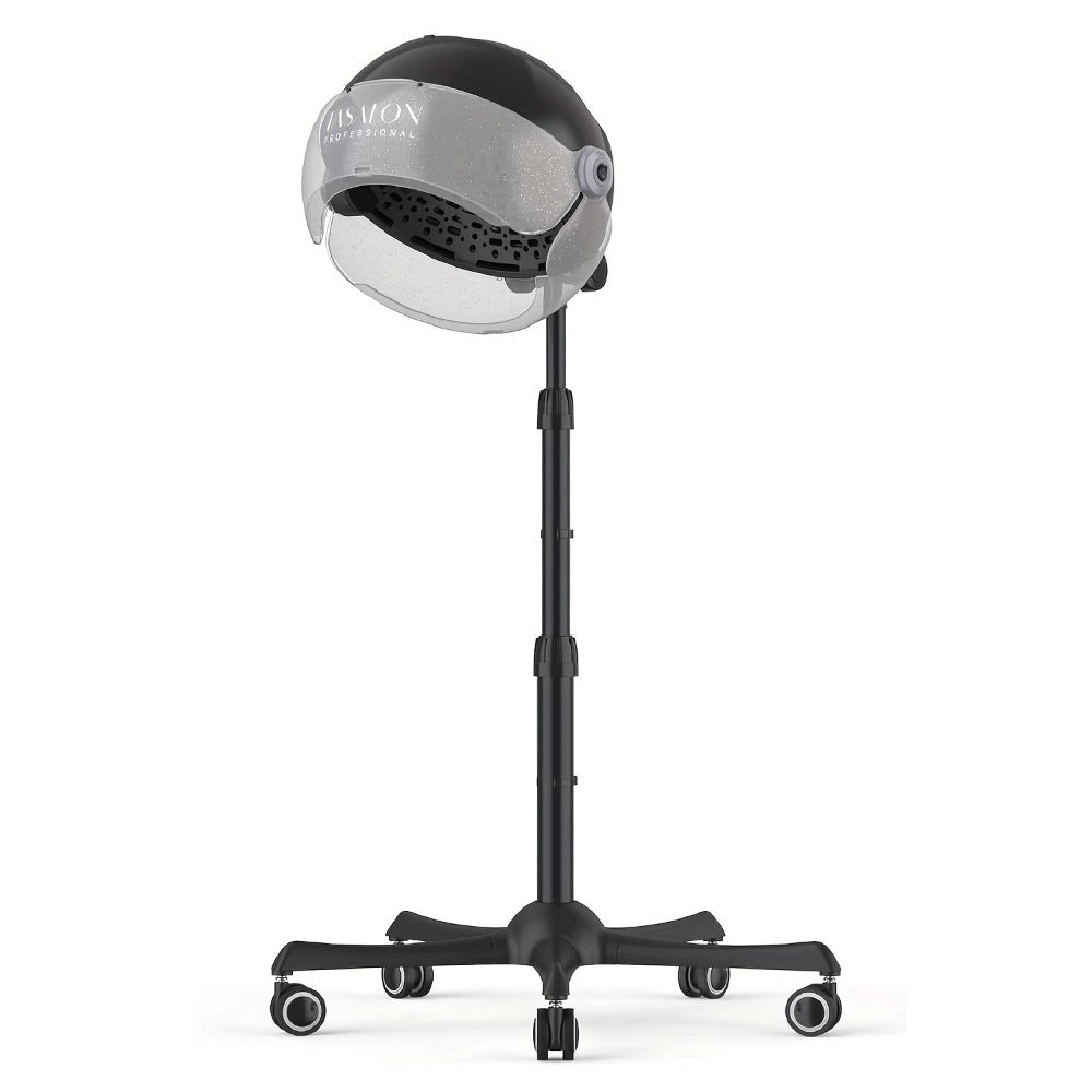 Hooded Hair Dryer 1875W Ionic Standing Bonnet Dryer on Wheels, 3 Heat Settings, Height Adjustable 30-55" — image 1