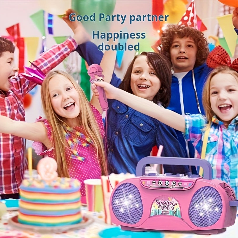 Kids Light-Up Singing Machine Toy with Microphone, All-in-One Music Toy for Boys & Girls Ages 3-7 — image 4
