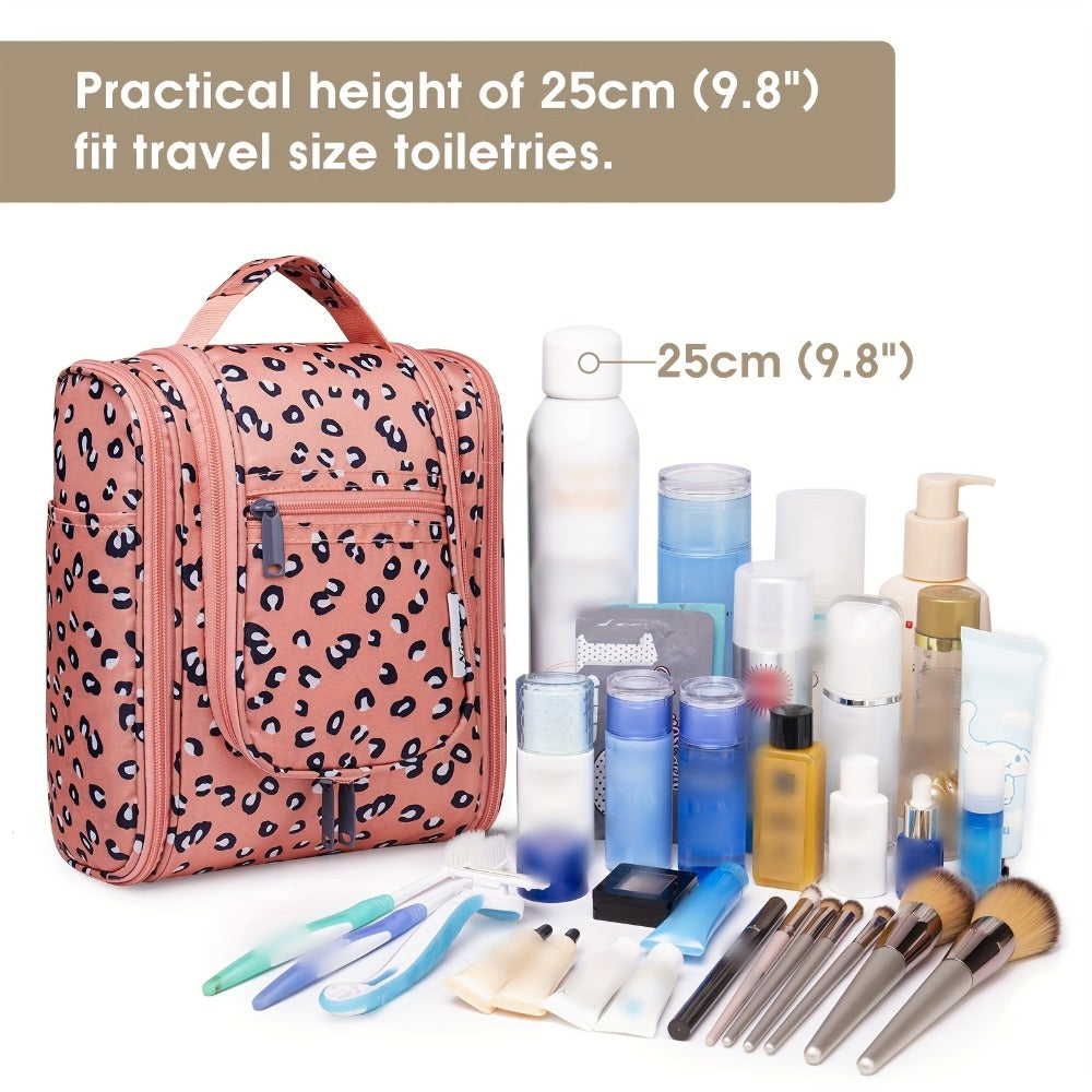 Toiletry Bag Hanging Large-Capacity Makeup Organizer with Hook, Multiple Compartments and 16 Print Options — image 28