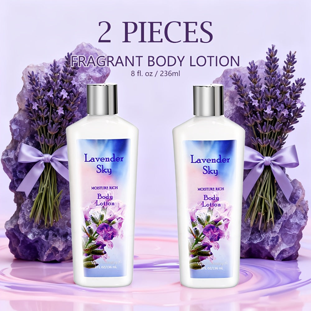 Scented Body Lotion Two-Bottle Set in Lavender, Sweet Bloom or Coconut Lime Fragrance Options — image 3