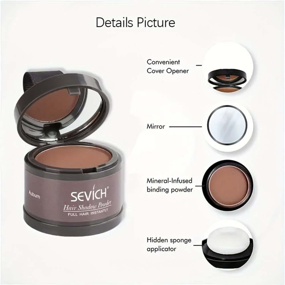 Thinning Hair Root Coverage Powder with Brush, Instant Hairline Concealer Natural Shadow Effect — image 28