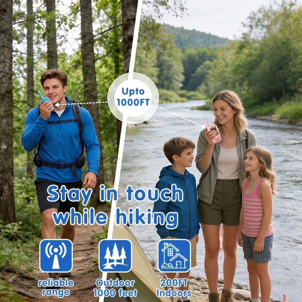 2-Pack Kids Walkie Talkie Toy 2.4GHz, Video Call, Voice Changer & HD Camera, Long-Range Wireless Communication — image 10