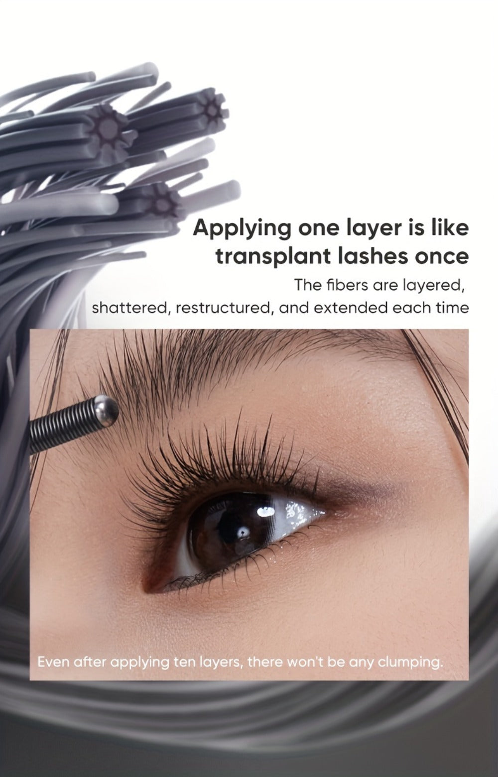 JUDYDOLL Mascara in Black or Brown with Curling or Precision Metal Applicator Designs and Slim Gray Tubes — image 17