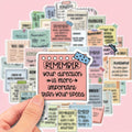 Motivational Stickers for Laptop 150pcs – Reusable Inspirational Vinyl Decals, Self-Affirmation Encouragement Stickers for Wa