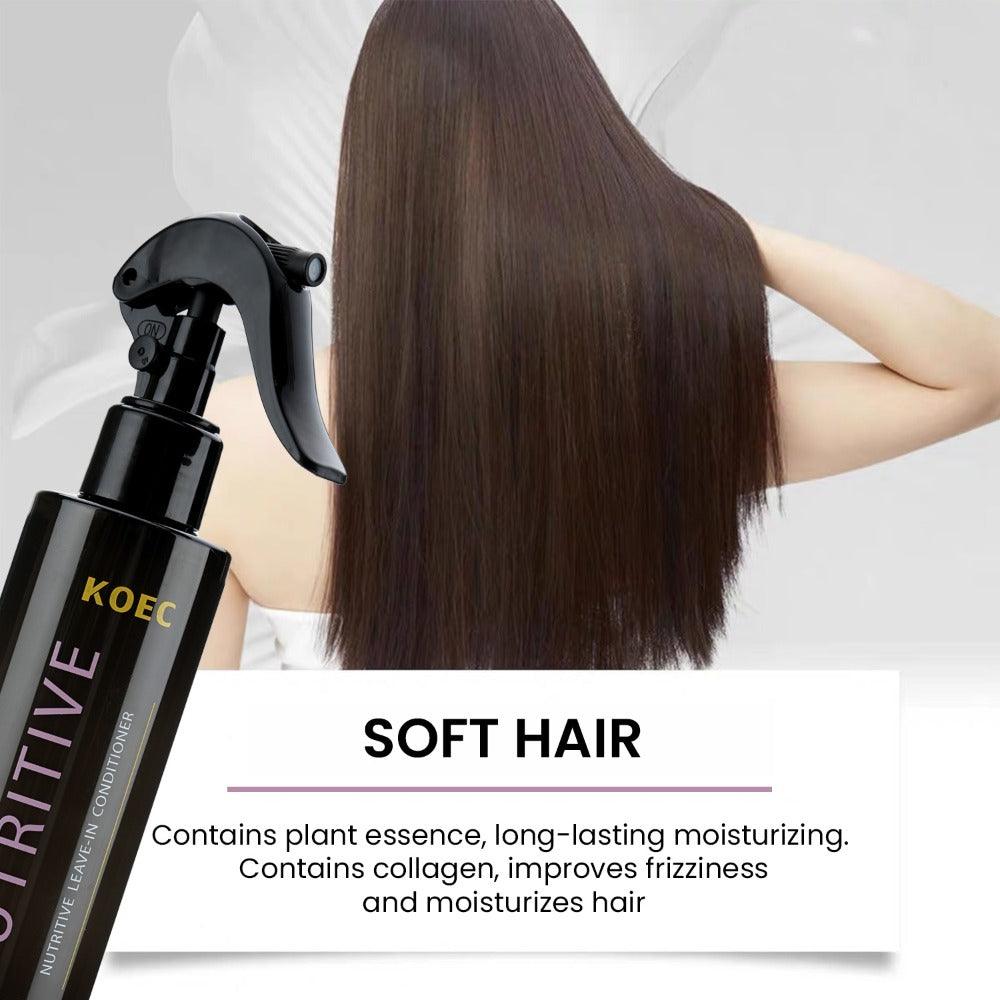 Keratin Biotin Leave-In Conditioner 6.76oz, Anti-Frizz Detangler with Argan Oil & Plant Extracts — image 12