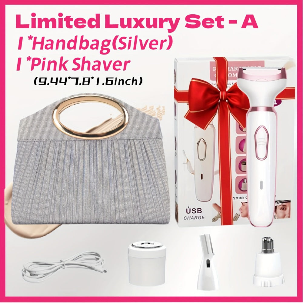 Face and Bikini Electric Shaver Grooming Kit for Women with USB Charging — image 8
