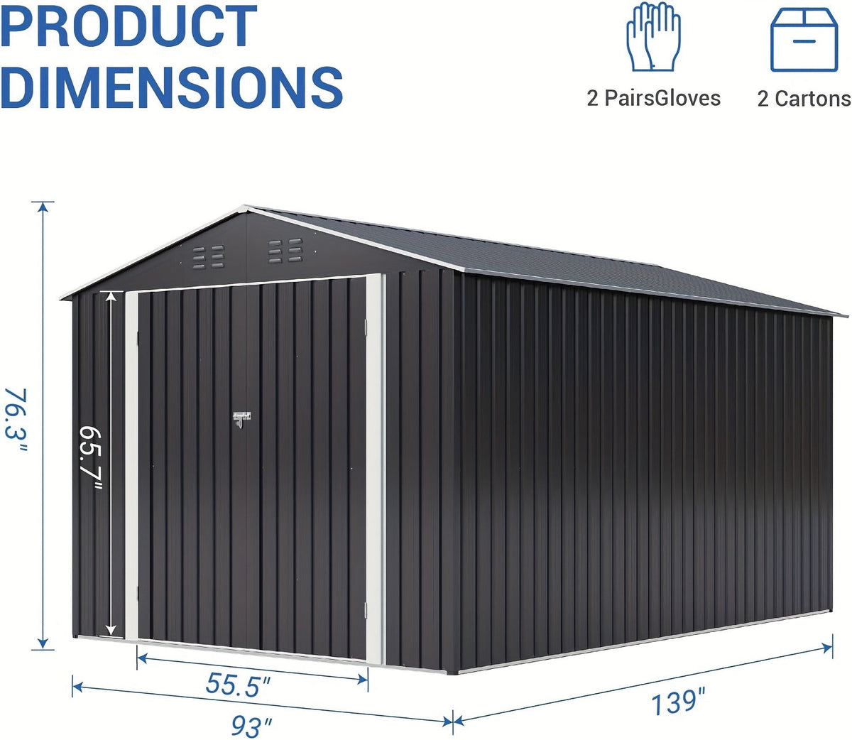 Polycarbonate Greenhouse Kit with Frame, for Garden, Patio and Yard Use, with the Listed Configuration — image 25