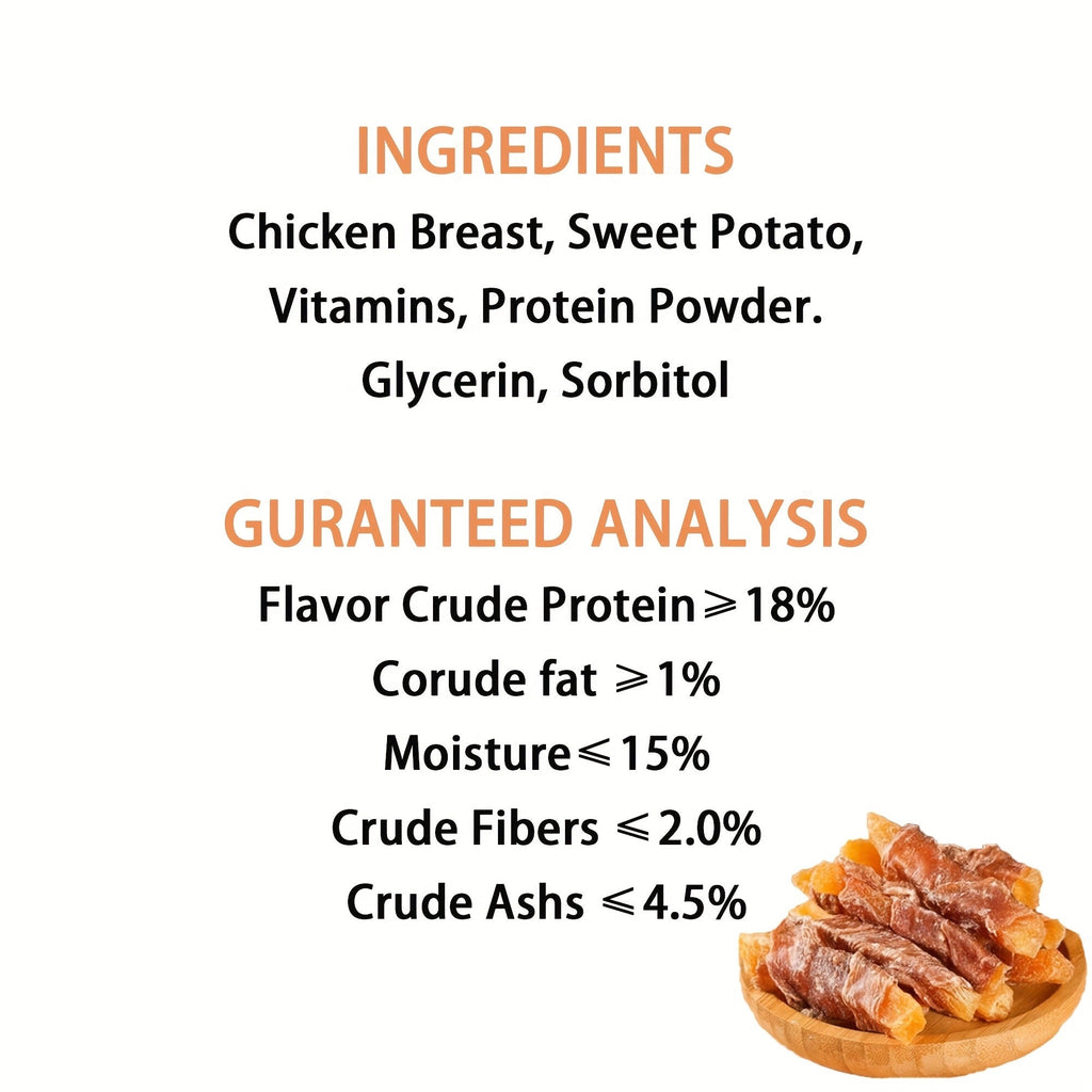 Dog Treats Mixed Chicken, Duck and Sweet Potato Chew Assortment with Four Retained Combination Options — image 11