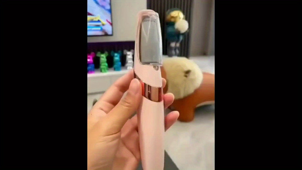 Electric Foot File Callus Remover IPX4 Waterproof Auto Light 2 Speed Interchangeable Grinding Heads Portable Pedicure Tool De