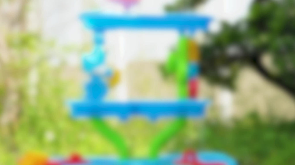 Water Play Table for Kids Double-Sided Waterfall & Beach Sand Zone, Outdoor Sensory Activity Toy for Toddlers Ages 3+ — image