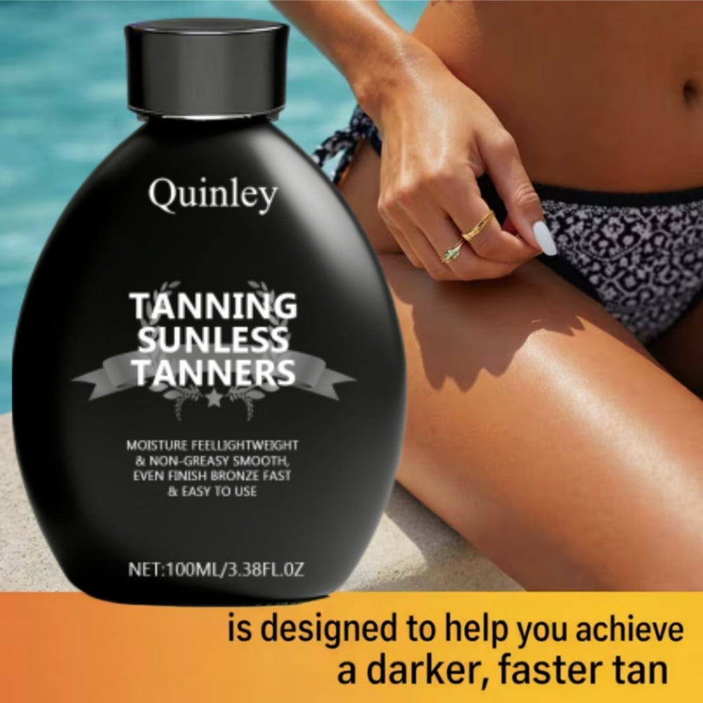 Sunless Self Tanner Lotion 3.38oz – Instant Deep Bronze Glow, Lightweight Non-Greasy Hydrating Self-Tanning Body Lotion — ima