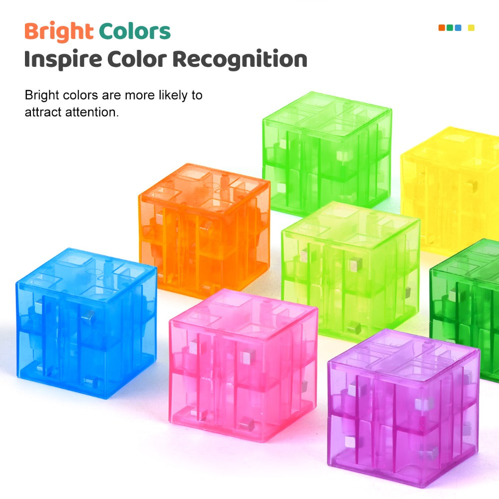 Magnetic Building Blocks with 100pcs Colorful Transparent Cube Construction Set — image 7
