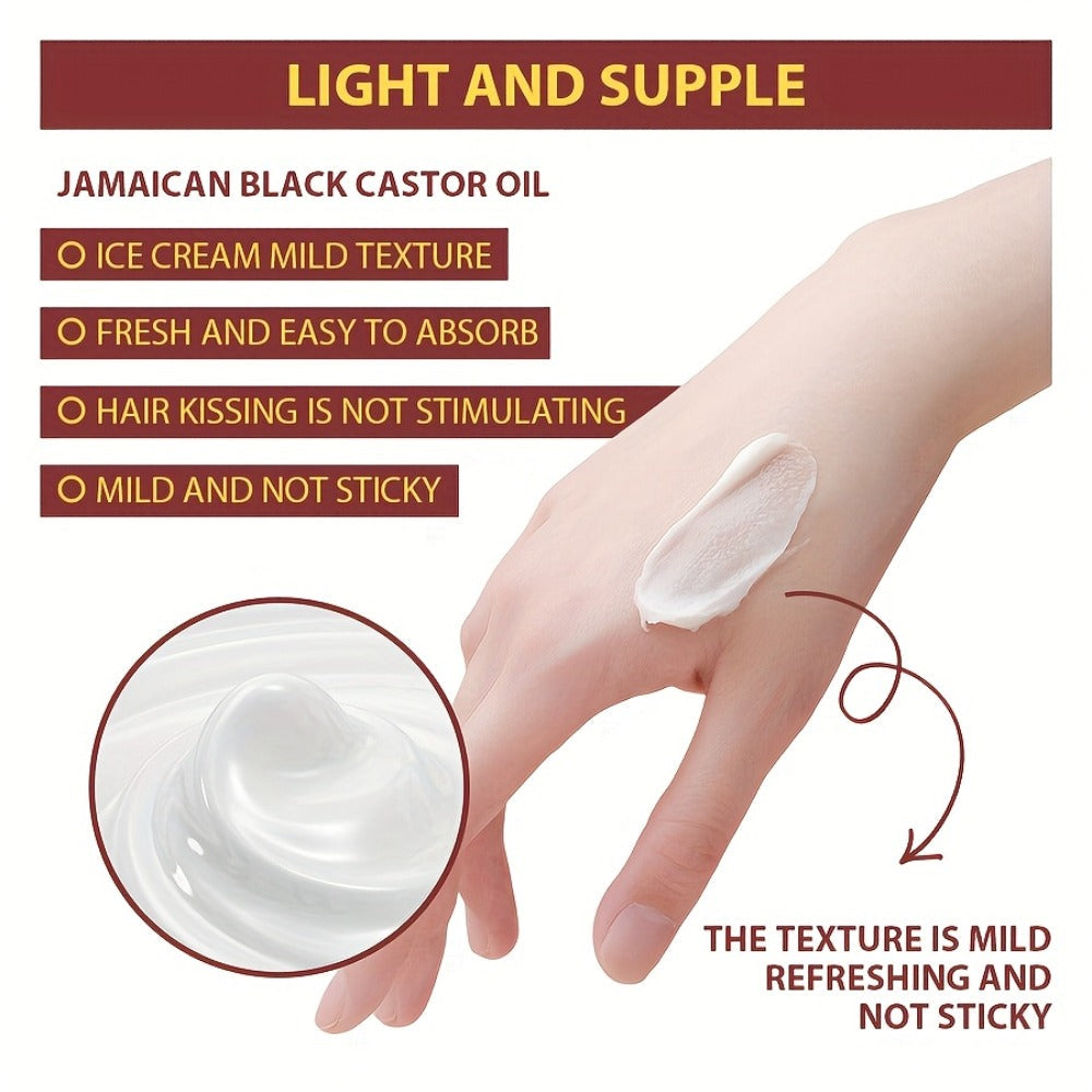 Jamaican Black Castor Oil Hair Milk for Women & Men - Revitalizing Formula, Natural Volume & Smoothness — image 10