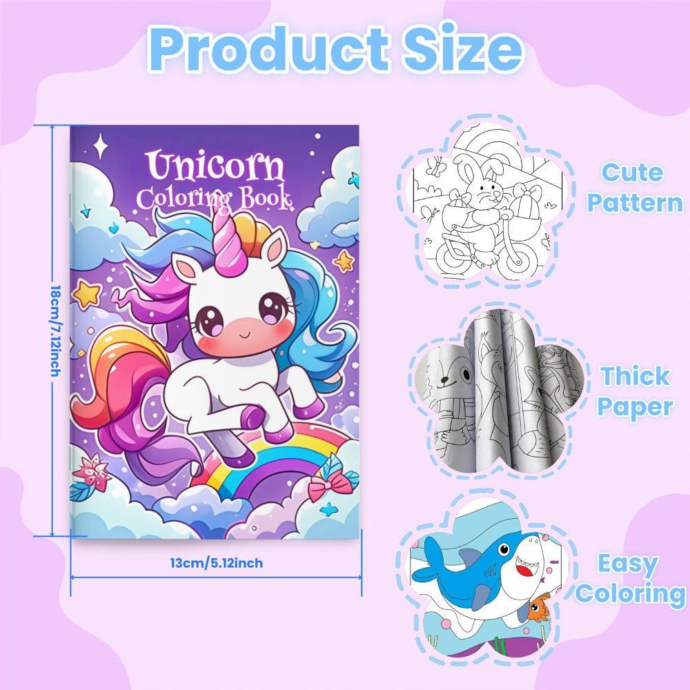 Kids Coloring Books Bulk 26 Pack, Dinosaur & Animal Designs for Birthday Party Favors, Goodie Bag Stuffers — image 3